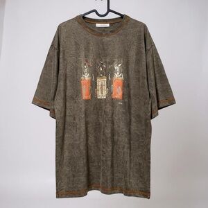 🔥 Vintage Arawana Australia Tribal Art Tee / Hunters Story 🔥